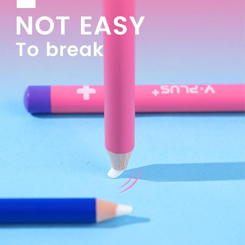trailfun Pen Style Eraser Eraser Pen, 3 Pcs Eraser Pen with Sharpener, Sharpenable Eraser Stick, School Art Supplies for Kids Artist Adult - Blue - Image 5